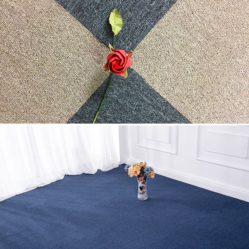 Dark Color Level Loop Carpet Tile Non-Skid Adhesive Tabs Indoor Carpet Tiles Clearhalo 'Carpet Tiles & Carpet Squares' 'carpet_tiles_carpet_squares' 'Flooring 'Home Improvement' 'home_improvement' 'home_improvement_carpet_tiles_carpet_squares' Walls and Ceiling' 1200x1200_db1df581-2fa7-435b-b689-7cb29ddb1cd8