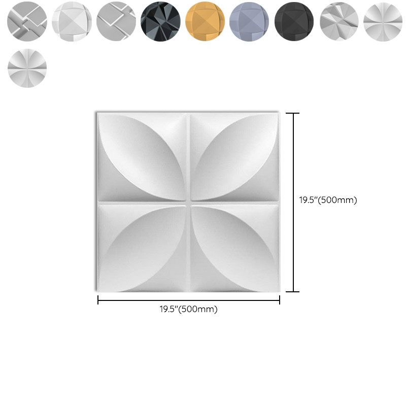 Square Interior Wall Paneling Peel and Stick Texture Effect Wall Paneling Clearhalo 'Flooring 'Home Improvement' 'home_improvement' 'home_improvement_wall_paneling' 'Wall Paneling' 'wall_paneling' 'Walls & Ceilings' Walls and Ceiling' 1200x1200_db29a117-b7ef-4391-befd-2e9cb0b946a5