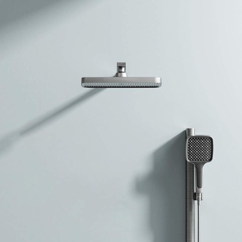 Contemporary Shower Set Handheld Shower Head Wall Mounted Shower System Clearhalo 'Bathroom Remodel & Bathroom Fixtures' 'Home Improvement' 'home_improvement' 'home_improvement_shower_faucets' 'Shower Faucets & Systems' 'shower_faucets' 'Showers & Bathtubs Plumbing' 'Showers & Bathtubs' 1200x1200_db2aad10-fa8d-41a6-8c9f-f5bedfe85bf7