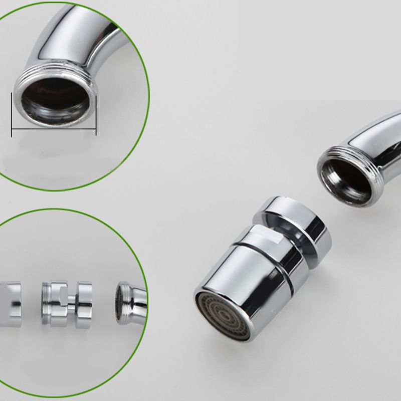 Contemporary Single Handle Kitchen Faucet 1 Hold Bar Faucet with No Sensor Clearhalo 'Home Improvement' 'home_improvement' 'home_improvement_kitchen_faucets' 'Kitchen Faucets' 'Kitchen Remodel & Kitchen Fixtures' 'Kitchen Sinks & Faucet Components' 'kitchen_faucets' 1200x1200_db2ab4cc-820c-4ea6-ae58-36dc8146be82