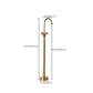 Traditional Floor Mounted Metal Freestanding Tub Filler High Arc Freestanding Faucet Clearhalo 'Bathroom Remodel & Bathroom Fixtures' 'Bathtub Faucets' 'bathtub_faucets' 'Home Improvement' 'home_improvement' 'home_improvement_bathtub_faucets' 1200x1200_db3ecea4-7e68-44b1-8e3b-d6bf61d066f4