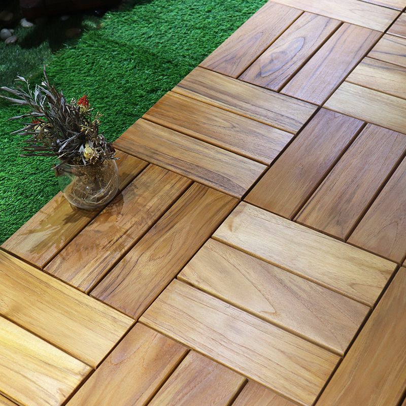 Interlocking Patio Flooring Tiles Solid Wood Patio Flooring Tiles for Outdoor Clearhalo 'Home Improvement' 'home_improvement' 'home_improvement_outdoor_deck_tiles_planks' 'Outdoor Deck Tiles & Planks' 'Outdoor Flooring & Tile' 'Outdoor Remodel' 'outdoor_deck_tiles_planks' 1200x1200_db492521-38c0-4b79-8535-5dd5e9695fbc