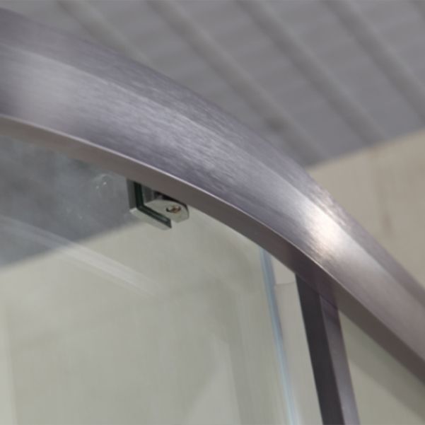 Round Shower Kit Double Sliding Tempered Glass Shower Enclosure Clearhalo 'Bathroom Remodel & Bathroom Fixtures' 'Home Improvement' 'home_improvement' 'home_improvement_shower_stalls_enclosures' 'Shower Stalls & Enclosures' 'shower_stalls_enclosures' 'Showers & Bathtubs' 1200x1200_db51a40a-f023-492c-baa2-8cf28c78a128