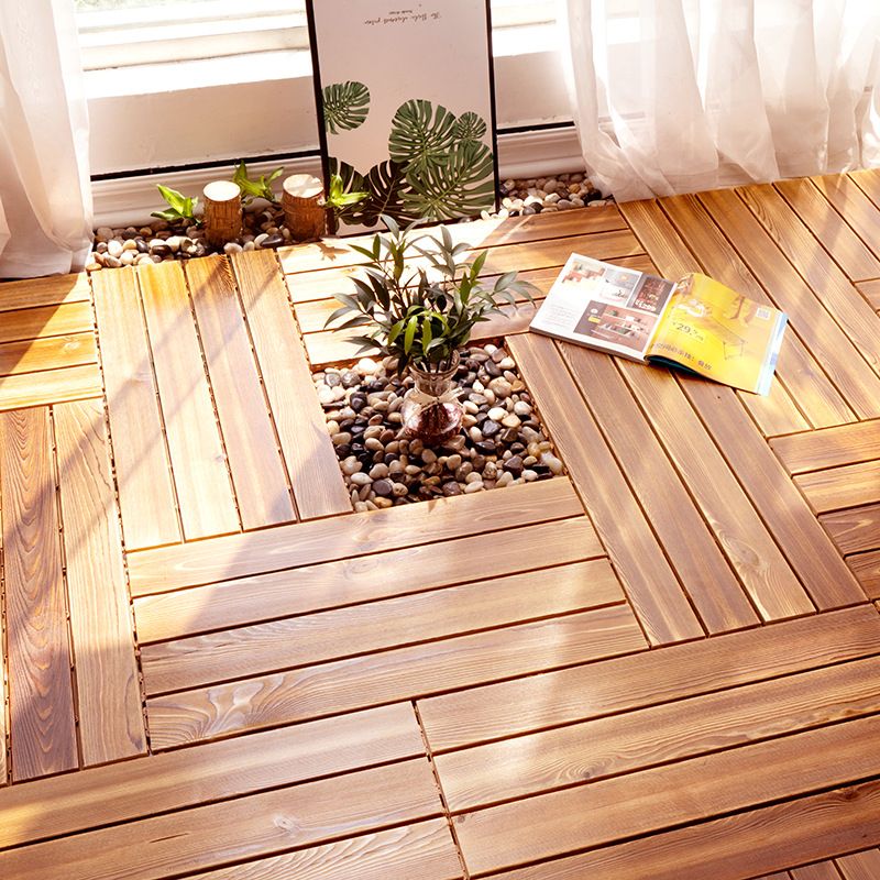 Parquet Pine Floor Tile Water Resistant Click Lock Tradition Wooden Floor for Living Room Clearhalo 'Flooring 'Hardwood Flooring' 'hardwood_flooring' 'Home Improvement' 'home_improvement' 'home_improvement_hardwood_flooring' Walls and Ceiling' 1200x1200_db616aeb-9495-4292-ab5c-d0326e5afbd9