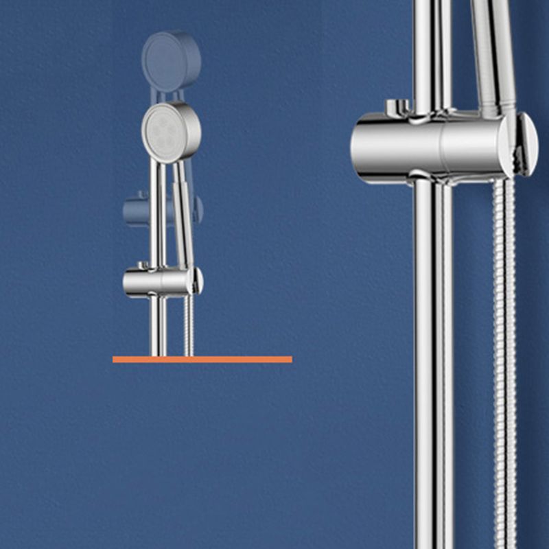 Modern Shower System Handle Lever Wall Mounted Copper Shower System Clearhalo 'Bathroom Remodel & Bathroom Fixtures' 'Home Improvement' 'home_improvement' 'home_improvement_shower_faucets' 'Shower Faucets & Systems' 'shower_faucets' 'Showers & Bathtubs Plumbing' 'Showers & Bathtubs' 1200x1200_db67294b-d0fb-442b-b099-5627c602f5cc