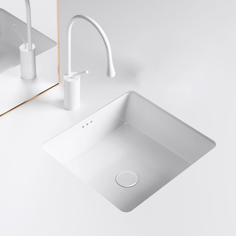 Classic Bathroom Sink Rectangular White Wash Stand with Pop-Up Drain Clearhalo 'Bathroom Remodel & Bathroom Fixtures' 'Bathroom Sinks & Faucet Components' 'Bathroom Sinks' 'bathroom_sink' 'Home Improvement' 'home_improvement' 'home_improvement_bathroom_sink' 1200x1200_db8092fa-6608-4eee-9cda-5dfc14b29355