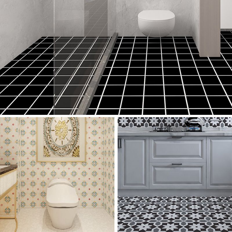Patterned Vinyl Flooring Peel and Stick Vinyl Flooring with Square Edge Clearhalo 'Flooring 'Home Improvement' 'home_improvement' 'home_improvement_vinyl_flooring' 'Vinyl Flooring' 'vinyl_flooring' Walls and Ceiling' 1200x1200_dbd51736-6001-4126-9cd4-a698dd20e47c