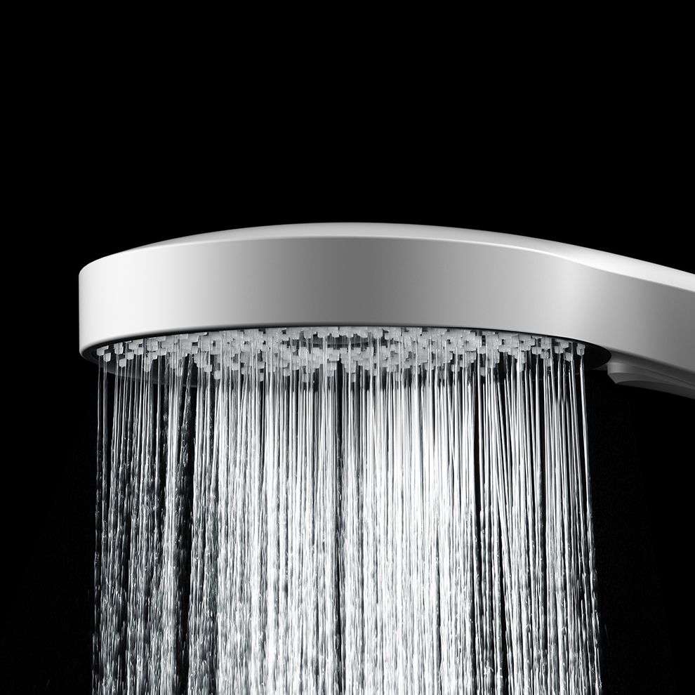 Shower System Massage Jet Round Handheld Shower Head Wall Mounted Shower Trim Clearhalo 'Bathroom Remodel & Bathroom Fixtures' 'Home Improvement' 'home_improvement' 'home_improvement_shower_faucets' 'Shower Faucets & Systems' 'shower_faucets' 'Showers & Bathtubs Plumbing' 'Showers & Bathtubs' 1200x1200_dbd9ad43-1657-4481-bfb8-79ab1ae979c5