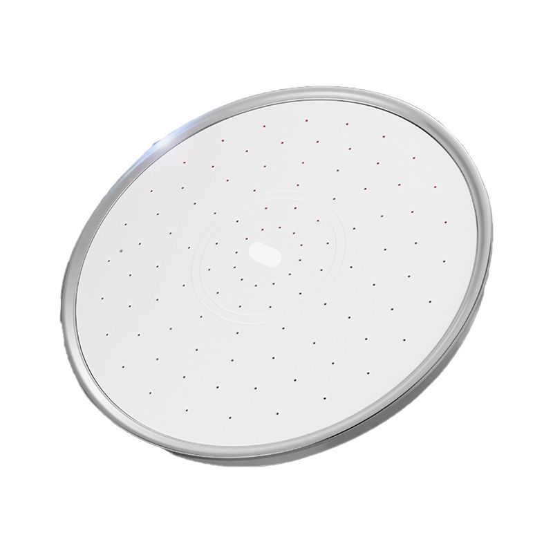 Round Shower Head Combo Modern Fixed Shower Head for Bathroom Clearhalo 'Bathroom Remodel & Bathroom Fixtures' 'Home Improvement' 'home_improvement' 'home_improvement_shower_heads' 'Shower Heads' 'shower_heads' 'Showers & Bathtubs Plumbing' 'Showers & Bathtubs' 1200x1200_dbe31b92-3026-4b9e-86b0-543b47903d55