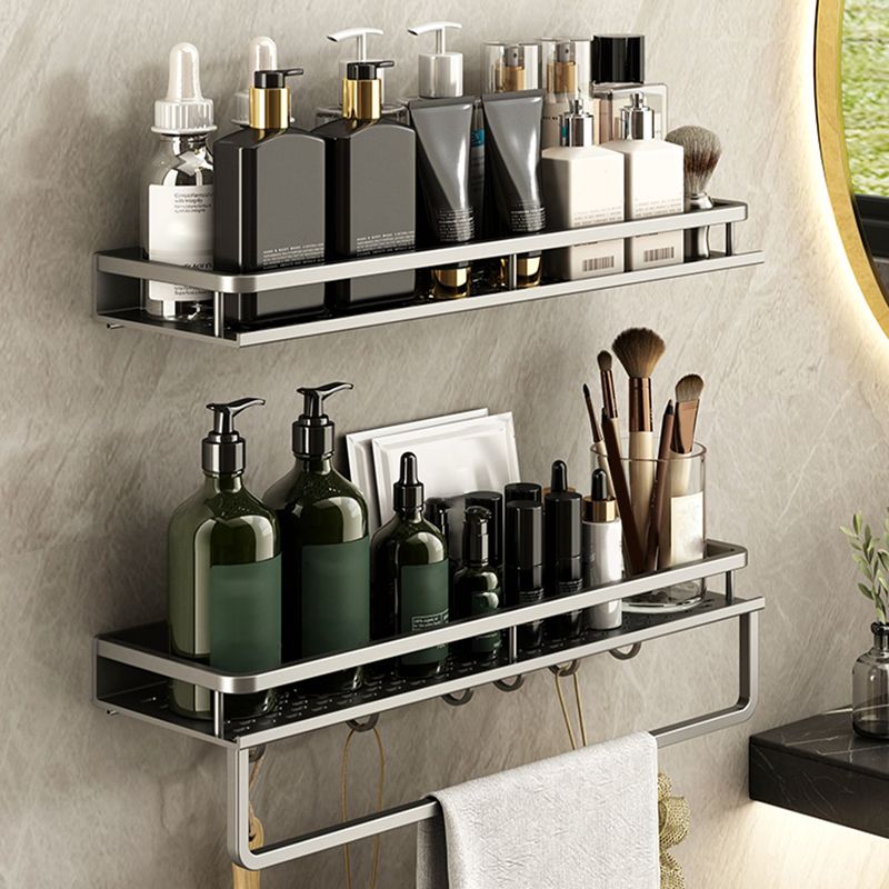 Minimalism Matte Metal Bathroom Accessory Set Modern Bath Shelf Clearhalo 'Bathroom Hardware Sets' 'Bathroom Hardware' 'Bathroom Remodel & Bathroom Fixtures' 'bathroom_hardware_sets' 'Home Improvement' 'home_improvement' 'home_improvement_bathroom_hardware_sets' 1200x1200_dbf98f08-2414-42c3-9a5e-4c6c3c77f2ad