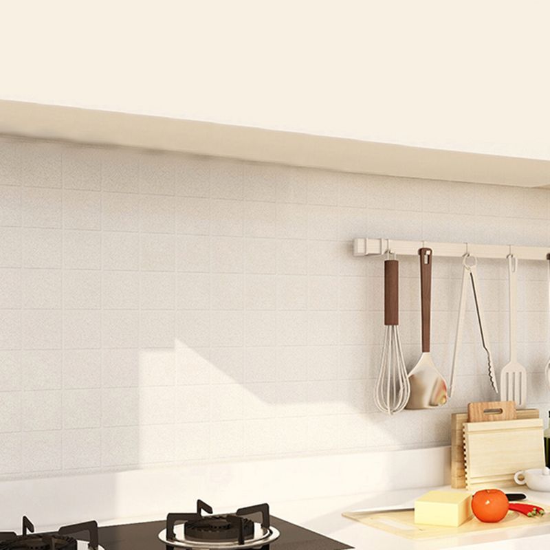 Modern Backsplash Tile Smooth Peel and Stick Wall Tile for Kitchen Clearhalo 'Flooring 'Home Improvement' 'home_improvement' 'home_improvement_peel_stick_blacksplash' 'Peel & Stick Backsplash Tile' 'peel_stick_blacksplash' 'Walls & Ceilings' Walls and Ceiling' 1200x1200_dc0d03ec-156b-4555-b3f5-695b836f7008