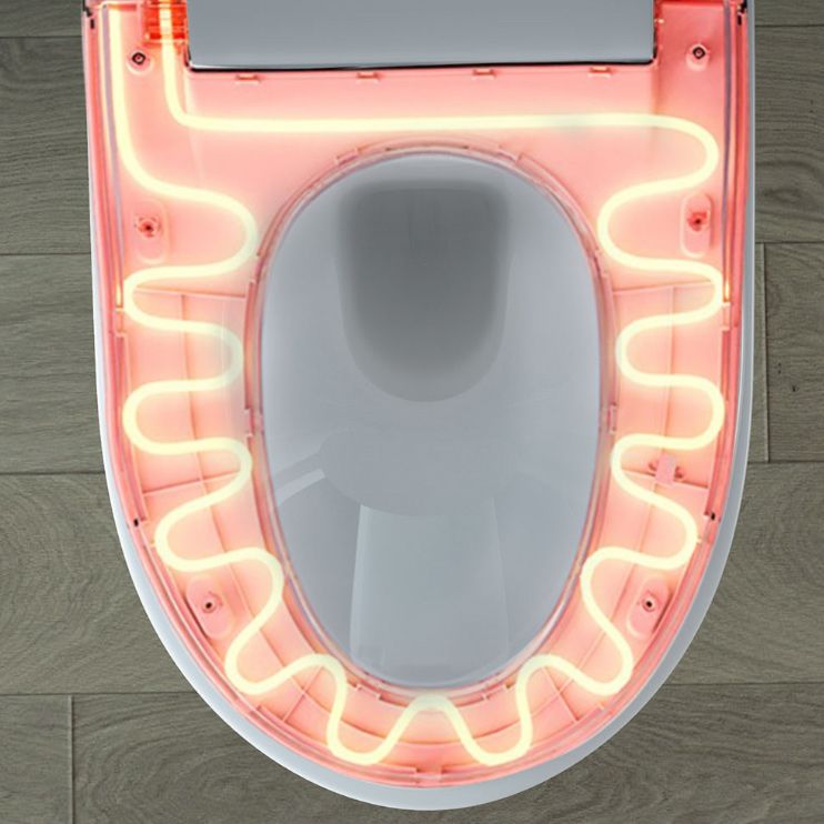 Warm Air Dryer Wall Hung Toilet Set Heated Seat Vitreous China Bidets Clearhalo 'Bathroom Remodel & Bathroom Fixtures' 'Bidets' 'Home Improvement' 'home_improvement' 'home_improvement_bidets' 'Toilets & Bidets' 1200x1200_dc2c280d-dbce-4c69-989c-717939f43116