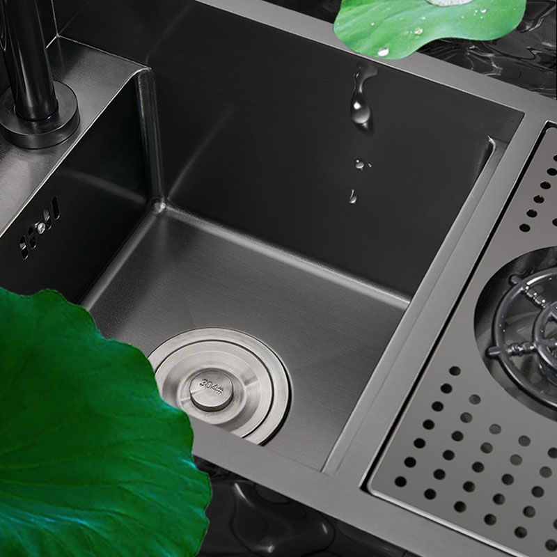 Creative Soundproofing Sink Stainless Steel Kitchen Sink with Accessories Clearhalo 'Home Improvement' 'home_improvement' 'home_improvement_kitchen_sinks' 'Kitchen Remodel & Kitchen Fixtures' 'Kitchen Sinks & Faucet Components' 'Kitchen Sinks' 'kitchen_sinks' 1200x1200_dc631bdd-4e7f-4894-be71-f8c4f978a0c2