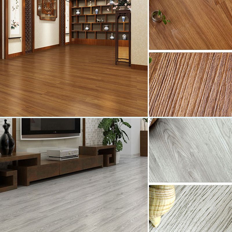 Rectangle PVC Flooring Peel and Stick Smooth Wood Look Vinyl Flooring Clearhalo 'Flooring 'Home Improvement' 'home_improvement' 'home_improvement_vinyl_flooring' 'Vinyl Flooring' 'vinyl_flooring' Walls and Ceiling' 1200x1200_dc7abbf8-6689-40a4-aca4-14920a3670f6