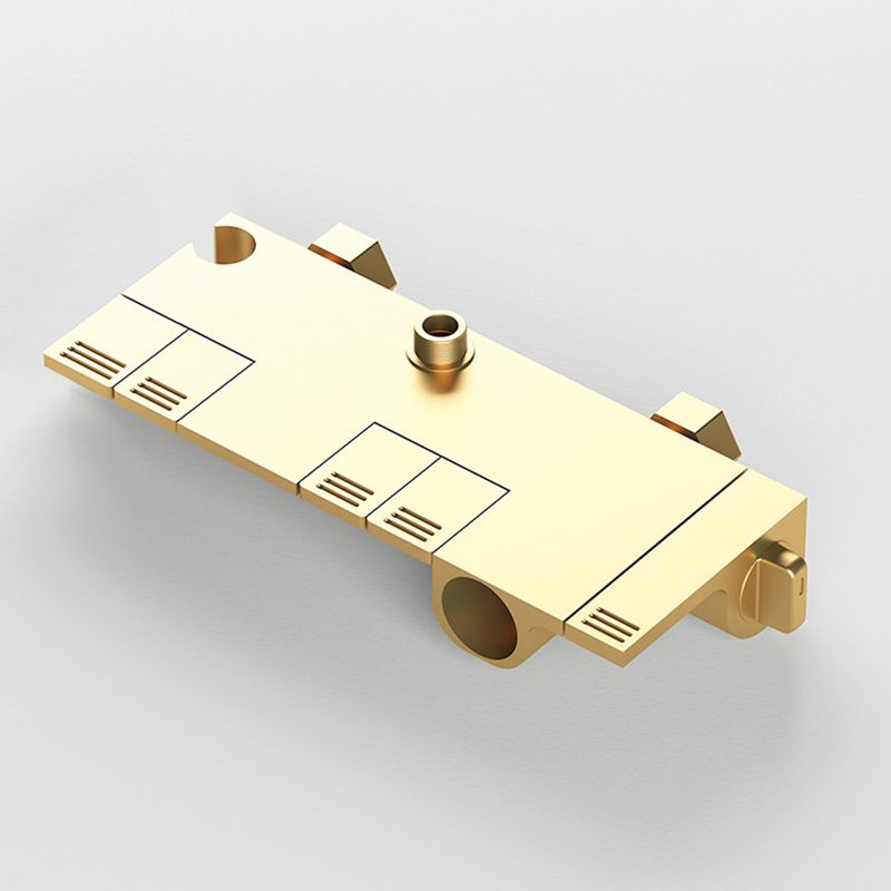 Contemporary Round and Square Shower System Wall Mounted Shower Set Clearhalo 'Bathroom Remodel & Bathroom Fixtures' 'Home Improvement' 'home_improvement' 'home_improvement_shower_faucets' 'Shower Faucets & Systems' 'shower_faucets' 'Showers & Bathtubs Plumbing' 'Showers & Bathtubs' 1200x1200_dc8221f4-2f56-4544-b1fd-db90ee4676db