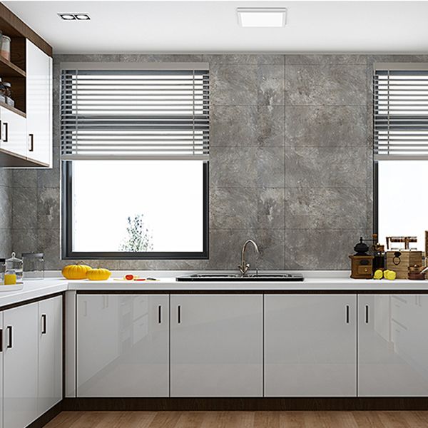 Rectangular PVC 12" X 23" 6-Pack Peel and Stick Wall Tile Kitchen and Bathroom Backsplash Clearhalo 'Flooring 'Home Improvement' 'home_improvement' 'home_improvement_peel_stick_blacksplash' 'Peel & Stick Backsplash Tile' 'peel_stick_blacksplash' 'Walls & Ceilings' Walls and Ceiling' 1200x1200_dc968221-483c-43d8-be51-7158adb86241