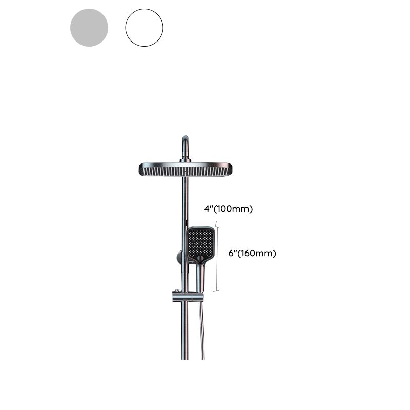 Shower Set Digital Display Simple Split Shower Set Bathroom Full Copper Booster Clearhalo 'Bathroom Remodel & Bathroom Fixtures' 'Home Improvement' 'home_improvement' 'home_improvement_shower_faucets' 'Shower Faucets & Systems' 'shower_faucets' 'Showers & Bathtubs Plumbing' 'Showers & Bathtubs' 1200x1200_dc9741d2-1bad-4b15-bda2-662ad5e11858