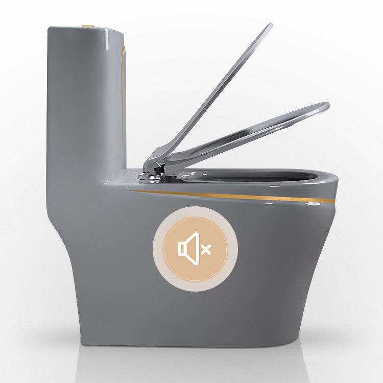 Modern Flush Toilet Ceramic Elong One-Piece Toilet with Slow Close Seat Clearhalo 'Bathroom Remodel & Bathroom Fixtures' 'Home Improvement' 'home_improvement' 'home_improvement_toilets' 'Toilets & Bidets' 'Toilets' 1200x1200_dc995e64-cf6b-427f-ab41-8b687331b83a