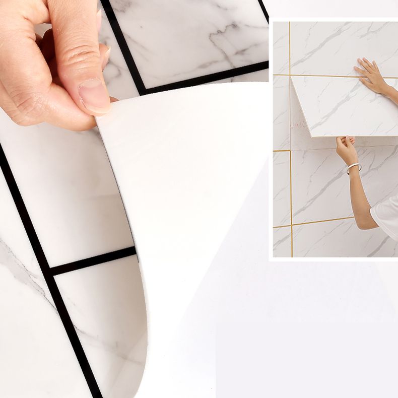 Brick Joint Peel & Stick Tile 12" x 24" Rectangular PVC Wallpaper Clearhalo 'Flooring 'Home Improvement' 'home_improvement' 'home_improvement_peel_stick_blacksplash' 'Peel & Stick Backsplash Tile' 'peel_stick_blacksplash' 'Walls & Ceilings' Walls and Ceiling' 1200x1200_dccb647c-c0c1-4396-b1f4-eee3d66b9adf