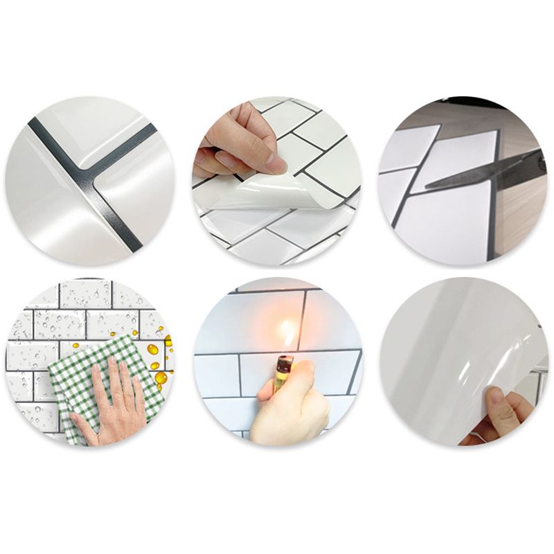 Wall Floor Tile Kitchen Brick Look Waterproof Peel and Stick Wall Floor Tile Clearhalo 'Flooring 'Home Improvement' 'home_improvement' 'home_improvement_peel_stick_blacksplash' 'Peel & Stick Backsplash Tile' 'peel_stick_blacksplash' 'Walls & Ceilings' Walls and Ceiling' 1200x1200_dcd73135-180e-419b-9bdf-1d8876370a8d