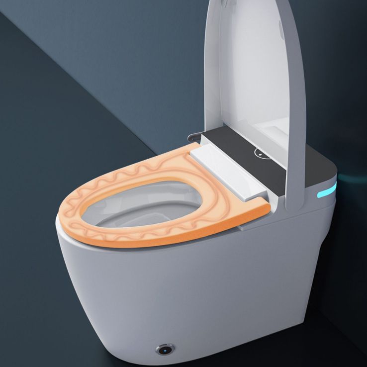 Foot Sensor Contemporary Plastic Bidets White Elongated Smart Toilet Clearhalo 'Bathroom Remodel & Bathroom Fixtures' 'Bidets' 'Home Improvement' 'home_improvement' 'home_improvement_bidets' 'Toilets & Bidets' 1200x1200_dcdb2d4a-9ef7-40f3-ab71-f7b35a4bc749