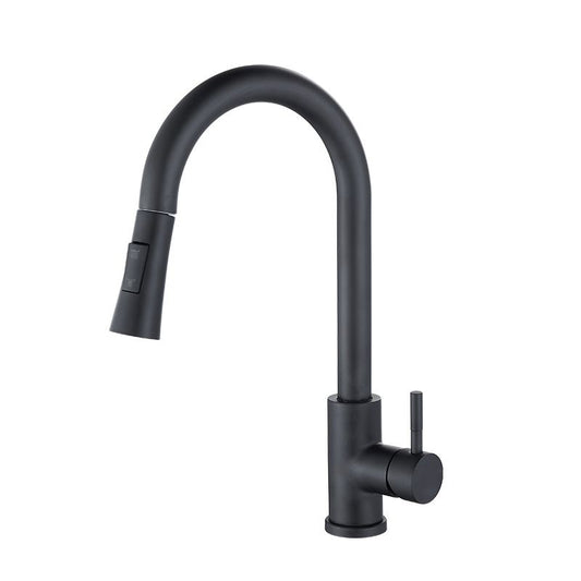 Pull Down Sprayer Kitchen Faucet 1-Handle Touch Bar Faucet with Supply Lines Clearhalo 'Home Improvement' 'home_improvement' 'home_improvement_kitchen_faucets' 'Kitchen Faucets' 'Kitchen Remodel & Kitchen Fixtures' 'Kitchen Sinks & Faucet Components' 'kitchen_faucets' 1200x1200_dcdb9e63-99dd-484a-8011-bdced92d97d6