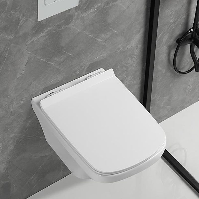 Wall Mount Flush Toilet One-Piece Toilet Contemporary Porcelain Toilet Clearhalo 'Bathroom Remodel & Bathroom Fixtures' 'Home Improvement' 'home_improvement' 'home_improvement_toilets' 'Toilets & Bidets' 'Toilets' 1200x1200_dce79dc9-0cd1-4b35-9d01-f3defa194efc