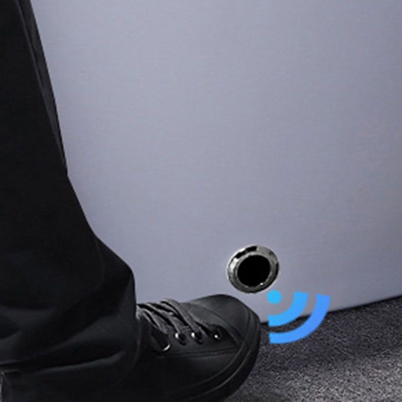 Contemporary White Electronic Toilet Elongated Floor Mount Bidet Clearhalo 'Bathroom Remodel & Bathroom Fixtures' 'Bidets' 'Home Improvement' 'home_improvement' 'home_improvement_bidets' 'Toilets & Bidets' 1200x1200_dcfd8c8b-eb1b-4c49-9514-853a650cb4b0