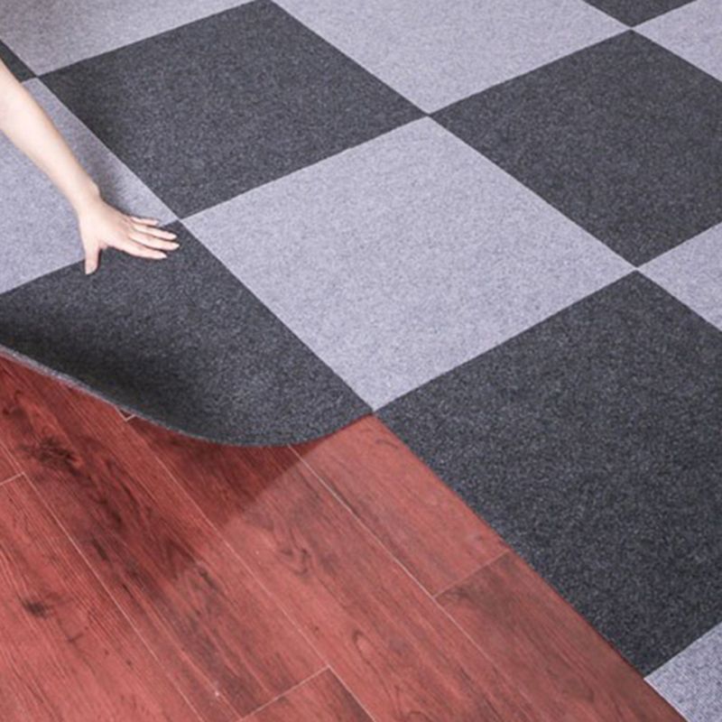 Non-Skid Level Loop Carpet Tile Multi-Color Self Adhesive Indoor Office Carpet Tiles Clearhalo 'Carpet Tiles & Carpet Squares' 'carpet_tiles_carpet_squares' 'Flooring 'Home Improvement' 'home_improvement' 'home_improvement_carpet_tiles_carpet_squares' Walls and Ceiling' 1200x1200_dd154ae1-2644-47d7-b51b-9d090f0b7d53