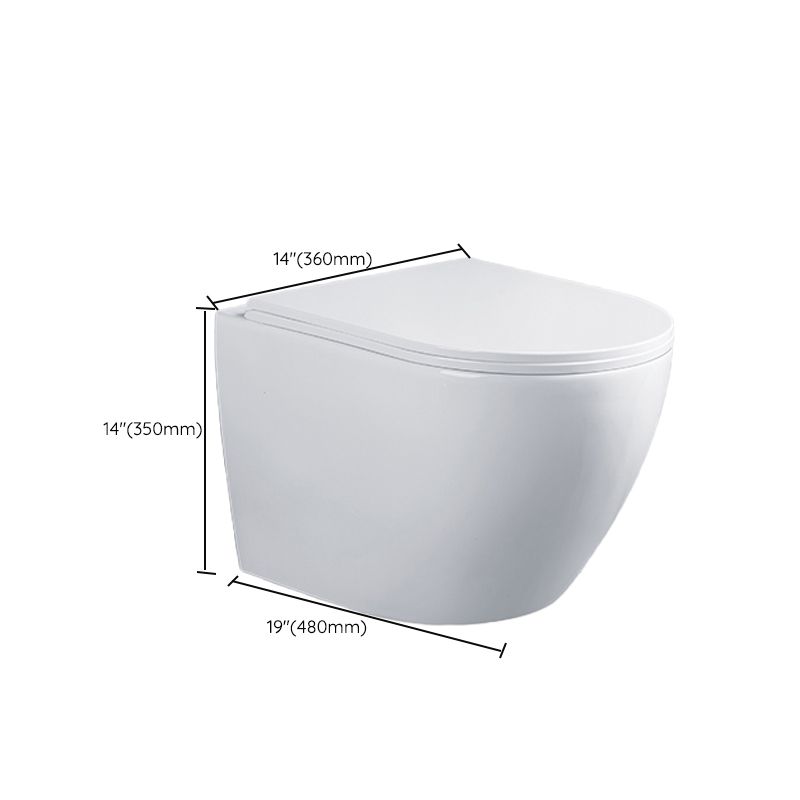 Modern Ceramic Flush Toilet Wall Hung Urine Toilet with Slow Close Seat for Washroom Clearhalo 'Bathroom Remodel & Bathroom Fixtures' 'Home Improvement' 'home_improvement' 'home_improvement_toilets' 'Toilets & Bidets' 'Toilets' 1200x1200_dd205d39-33ea-4106-8a05-f5bbce784a11