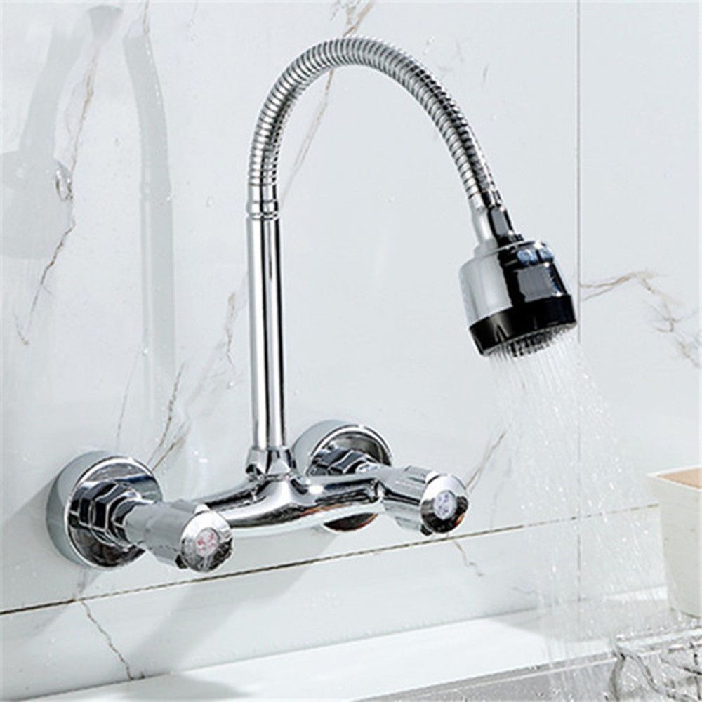 Wall Mounted Modern Metal Kitchen Faucet High Arch Water Filler Clearhalo 'Home Improvement' 'home_improvement' 'home_improvement_kitchen_faucets' 'Kitchen Faucets' 'Kitchen Remodel & Kitchen Fixtures' 'Kitchen Sinks & Faucet Components' 'kitchen_faucets' 1200x1200_dd233459-ed47-4cbe-9654-cd262397301e
