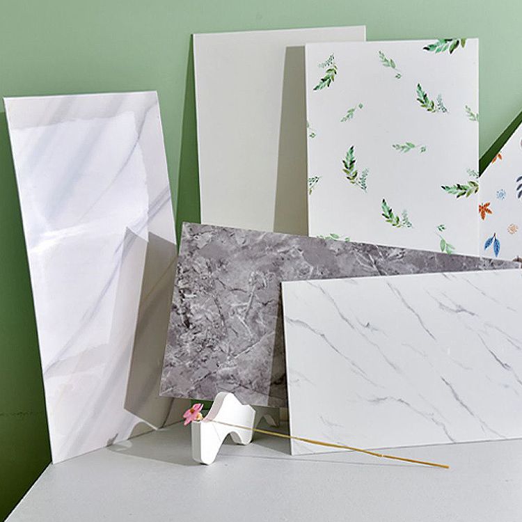 Single Tile Wallpaper Contemporary Plastic Peel and Stick Wall Tile Clearhalo 'Flooring 'Home Improvement' 'home_improvement' 'home_improvement_peel_stick_blacksplash' 'Peel & Stick Backsplash Tile' 'peel_stick_blacksplash' 'Walls & Ceilings' Walls and Ceiling' 1200x1200_dd25ea18-8477-4467-ac9b-c6394717ee7d