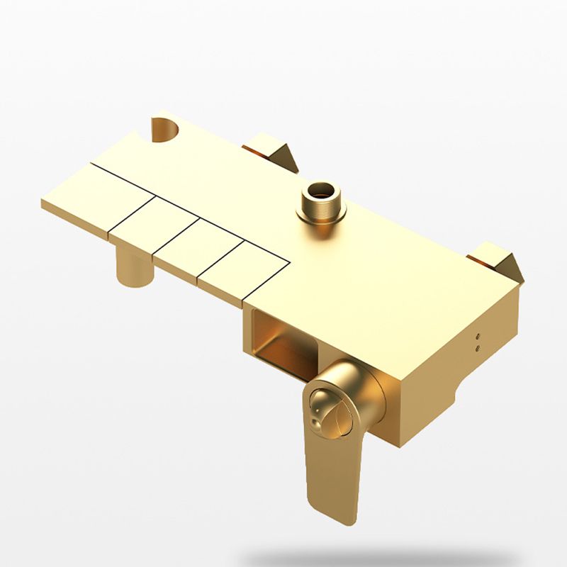 Modern Brass Shower System Adjustable Spray Pattern Shower Set Clearhalo 'Bathroom Remodel & Bathroom Fixtures' 'Home Improvement' 'home_improvement' 'home_improvement_shower_faucets' 'Shower Faucets & Systems' 'shower_faucets' 'Showers & Bathtubs Plumbing' 'Showers & Bathtubs' 1200x1200_dd4a54bf-9473-4949-9fda-7721367c7668