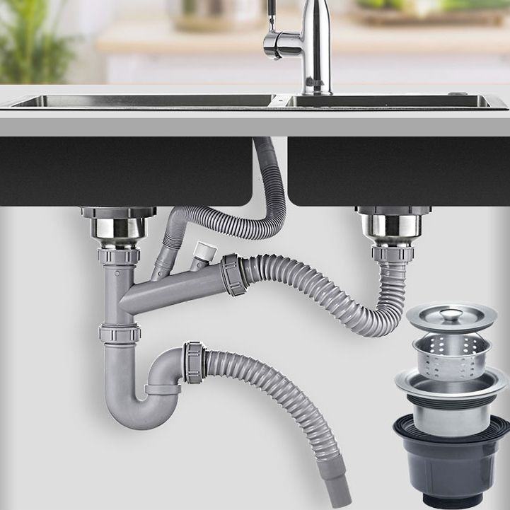 Stainless Steel Workstation Sink Dual Mount Modern Kitchen Bar Sink Clearhalo 'Home Improvement' 'home_improvement' 'home_improvement_kitchen_sinks' 'Kitchen Remodel & Kitchen Fixtures' 'Kitchen Sinks & Faucet Components' 'Kitchen Sinks' 'kitchen_sinks' 1200x1200_dd604fc3-3b7d-4fbd-a685-ba9dedbbb0ab