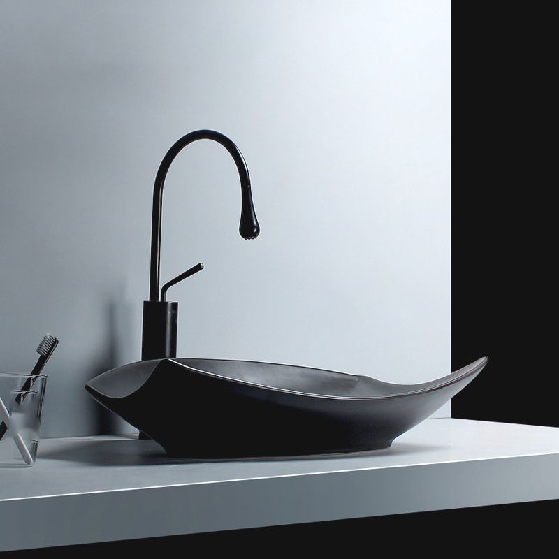 Modern Vessel Bathroom Sink Specialty with Basin Vessel Sink(Not Included Faucet) Clearhalo 'Bathroom Remodel & Bathroom Fixtures' 'Bathroom Sinks & Faucet Components' 'Bathroom Sinks' 'bathroom_sink' 'Home Improvement' 'home_improvement' 'home_improvement_bathroom_sink' 1200x1200_dd7cecfd-557b-4b2a-bf9c-f98eeac1ef73