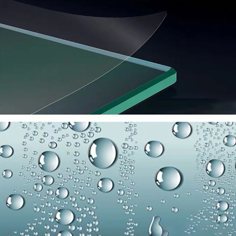 Single Sliding Gray Semi Frameless Shower Door Clear Shower Bath Door Clearhalo 'Bathroom Remodel & Bathroom Fixtures' 'Home Improvement' 'home_improvement' 'home_improvement_shower_tub_doors' 'Shower and Tub Doors' 'shower_tub_doors' 'Showers & Bathtubs' 1200x1200_dd943cce-0809-44a0-bdca-e6dbeee260af