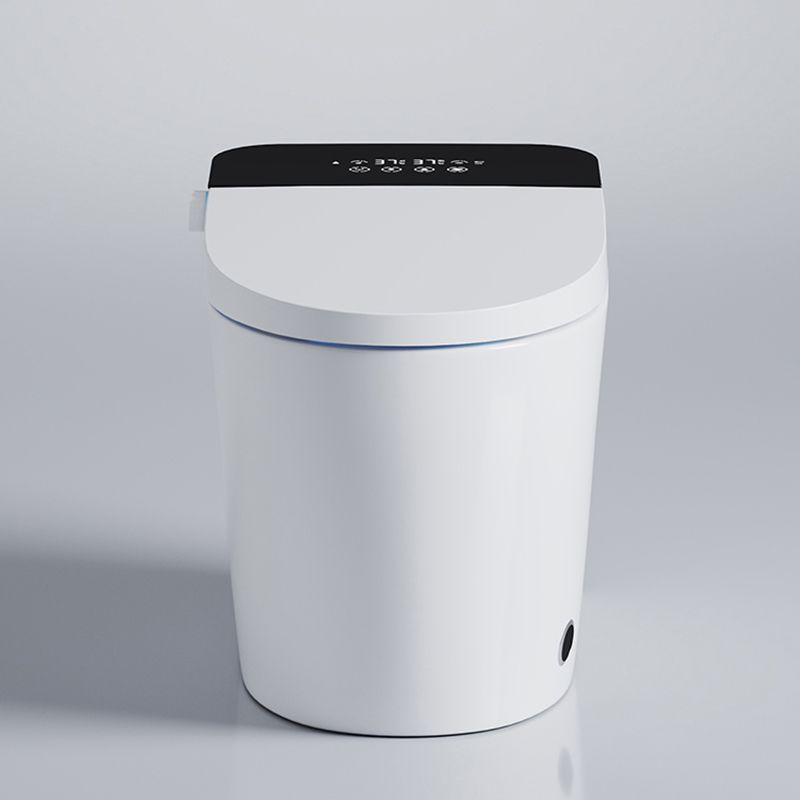 White Elongated Floor Mount Bidet with Heated Seat Modern Bidet Clearhalo 'Bathroom Remodel & Bathroom Fixtures' 'Bidets' 'Home Improvement' 'home_improvement' 'home_improvement_bidets' 'Toilets & Bidets' 1200x1200_dd98fbf4-fd93-4f5f-b4b4-bac862976305