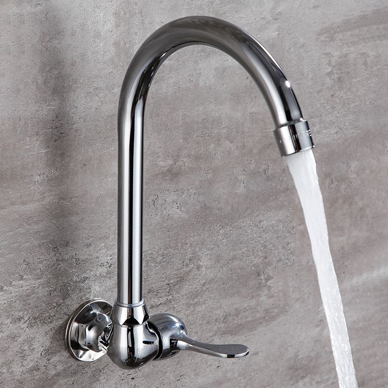 Modern Bar Faucet Brass Knob Handle Wall Mounted Pot Filler Faucet Clearhalo 'Home Improvement' 'home_improvement' 'home_improvement_kitchen_faucets' 'Kitchen Faucets' 'Kitchen Remodel & Kitchen Fixtures' 'Kitchen Sinks & Faucet Components' 'kitchen_faucets' 1200x1200_dda0730c-1d56-49ff-901c-571a45b51d0d