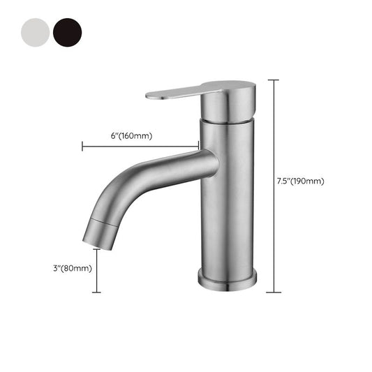 Modern Sink Faucet One-Handle Copper Vessel Sink Faucet for Bathroom Clearhalo 'Bathroom Remodel & Bathroom Fixtures' 'Bathroom Sink Faucets' 'Bathroom Sinks & Faucet Components' 'bathroom_sink_faucets' 'Home Improvement' 'home_improvement' 'home_improvement_bathroom_sink_faucets' 1200x1200_dda97abe-d76a-4c41-8a22-439f79673641