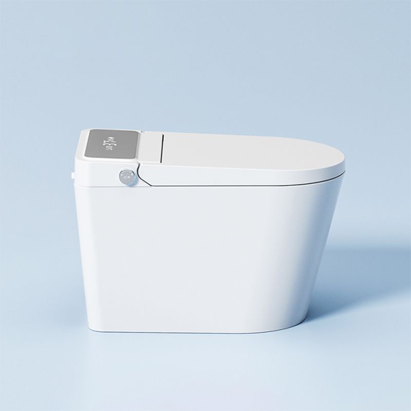 Contemporary White Elongated Foot Sensor Heated Seat Floor Mount Bidet Clearhalo 'Bathroom Remodel & Bathroom Fixtures' 'Bidets' 'Home Improvement' 'home_improvement' 'home_improvement_bidets' 'Toilets & Bidets' 1200x1200_ddacda3c-b623-41ec-8928-1da92a43be74