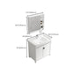 Rectangle Vanity Set White 2 Doors Freestanding Metal Frame Single Sink Vanity Clearhalo 'Bathroom Remodel & Bathroom Fixtures' 'Bathroom Vanities' 'bathroom_vanities' 'Home Improvement' 'home_improvement' 'home_improvement_bathroom_vanities' 1200x1200_ddb28927-59f4-4a69-92cf-5f3aab0e30cd