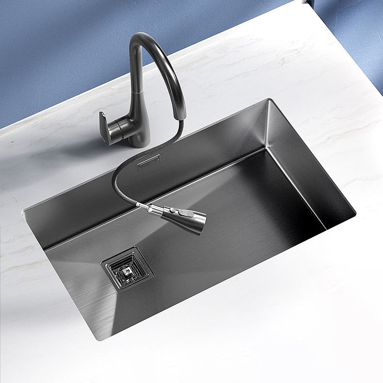 Modern Style Kitchen Sink Stainless Steel Antimicrobial Design Kitchen Sink Clearhalo 'Home Improvement' 'home_improvement' 'home_improvement_kitchen_sinks' 'Kitchen Remodel & Kitchen Fixtures' 'Kitchen Sinks & Faucet Components' 'Kitchen Sinks' 'kitchen_sinks' 1200x1200_ddc9c792-7458-4d0a-9dd7-a22259836628