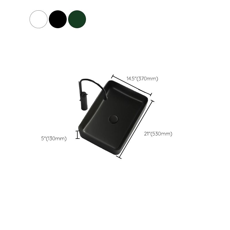 Modern Bathroom Sink Ceramic Oval White Basin Drain Assembly Bathroom Sink Clearhalo 'Bathroom Remodel & Bathroom Fixtures' 'Bathroom Sinks & Faucet Components' 'Bathroom Sinks' 'bathroom_sink' 'Home Improvement' 'home_improvement' 'home_improvement_bathroom_sink' 1200x1200_ddcc7c60-e197-44ec-b0f5-16ae72ad0052