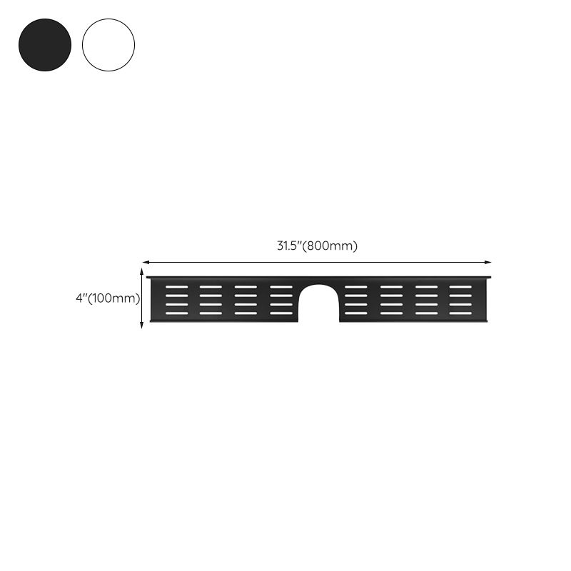 2-Piece Modern Style Bathroom Hardware Set Bath Shelf in Aluminum Clearhalo 'Bathroom Hardware Sets' 'Bathroom Hardware' 'Bathroom Remodel & Bathroom Fixtures' 'bathroom_hardware_sets' 'Home Improvement' 'home_improvement' 'home_improvement_bathroom_hardware_sets' 1200x1200_dde679e5-7739-4093-b133-6c276e66c593
