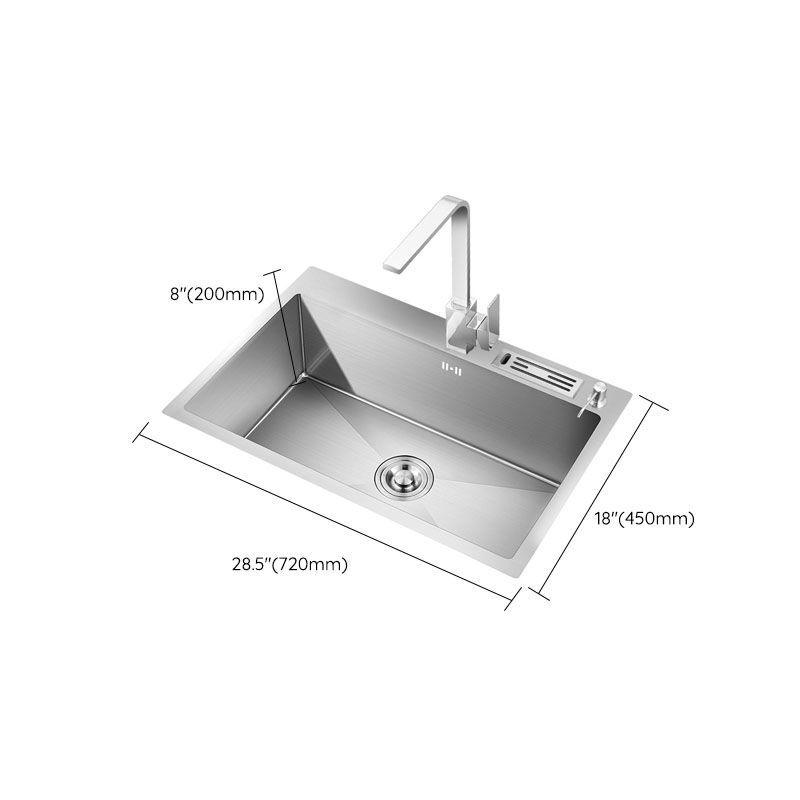Modern Kitchen Sink Stainless Steel with Accessories and Faucet Kitchen Bar Sink Clearhalo 'Home Improvement' 'home_improvement' 'home_improvement_kitchen_sinks' 'Kitchen Remodel & Kitchen Fixtures' 'Kitchen Sinks & Faucet Components' 'Kitchen Sinks' 'kitchen_sinks' 1200x1200_ddebe81b-d2d4-4f8c-be91-996782dee67d