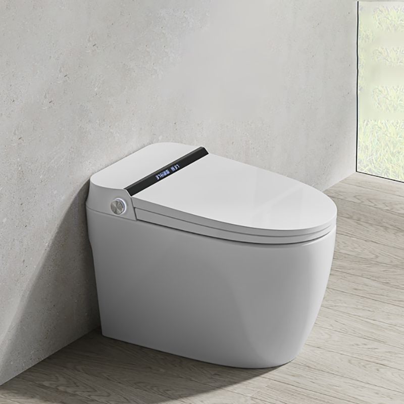 Contemporary Elongated Warm Air Dryer Ceramic Foot Sensor Floor Mount Bidet Clearhalo 'Bathroom Remodel & Bathroom Fixtures' 'Bidets' 'Home Improvement' 'home_improvement' 'home_improvement_bidets' 'Toilets & Bidets' 1200x1200_ddfb32ac-6c52-4d72-9cb0-ccfbfdd770a6