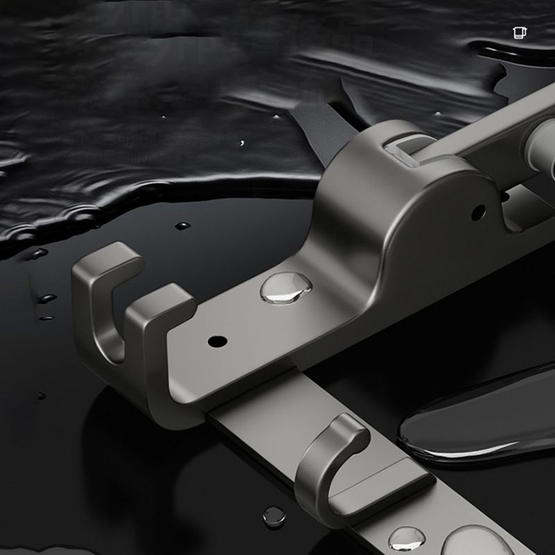 Contemporary Bathroom Hardware Set Gray Aluminum Bathroom Accessory Kit Clearhalo 'Bathroom Hardware Sets' 'Bathroom Hardware' 'Bathroom Remodel & Bathroom Fixtures' 'bathroom_hardware_sets' 'Home Improvement' 'home_improvement' 'home_improvement_bathroom_hardware_sets' 1200x1200_de00c9ec-32e7-4f68-ade5-69f7698a21ce