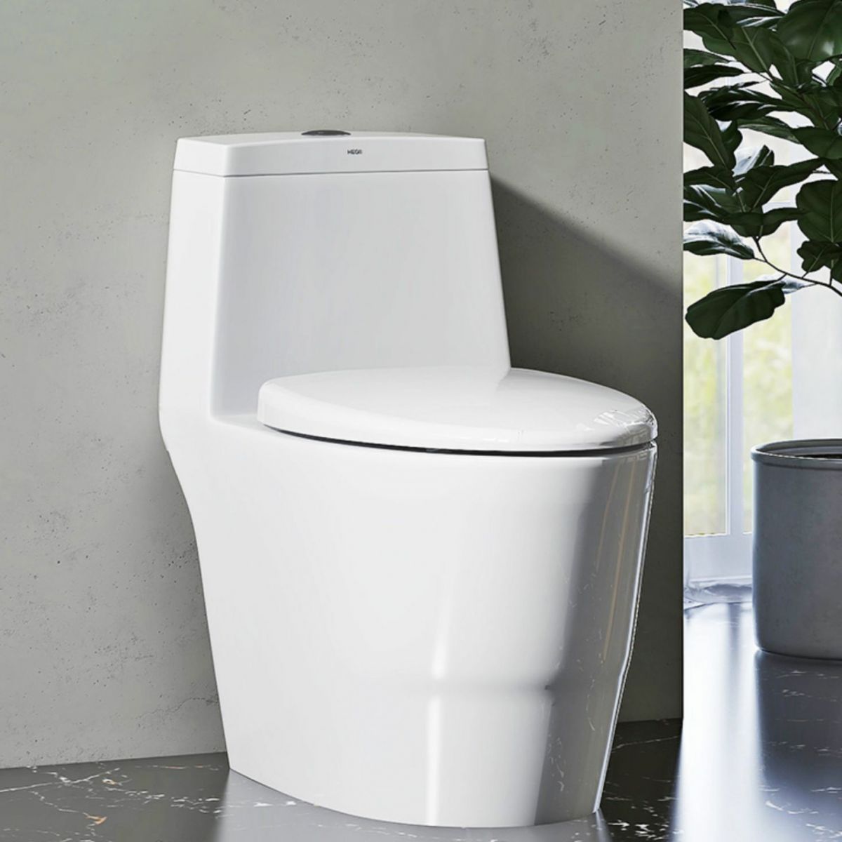 Traditional Porcelain Toilet One Piece Floor Mounted Siphon Jet Toilet Clearhalo 'Bathroom Remodel & Bathroom Fixtures' 'Home Improvement' 'home_improvement' 'home_improvement_toilets' 'Toilets & Bidets' 'Toilets' 1200x1200_de577777-00dc-4806-8783-d7f02344987a