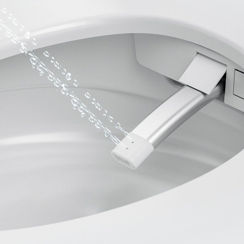 Floor Mount Bidet White Round Floor Standing Bidet with Heated Seat Clearhalo 'Bathroom Remodel & Bathroom Fixtures' 'Bidets' 'Home Improvement' 'home_improvement' 'home_improvement_bidets' 'Toilets & Bidets' 1200x1200_de64b7db-b8a2-4a41-bfb6-a9fac43f3faf