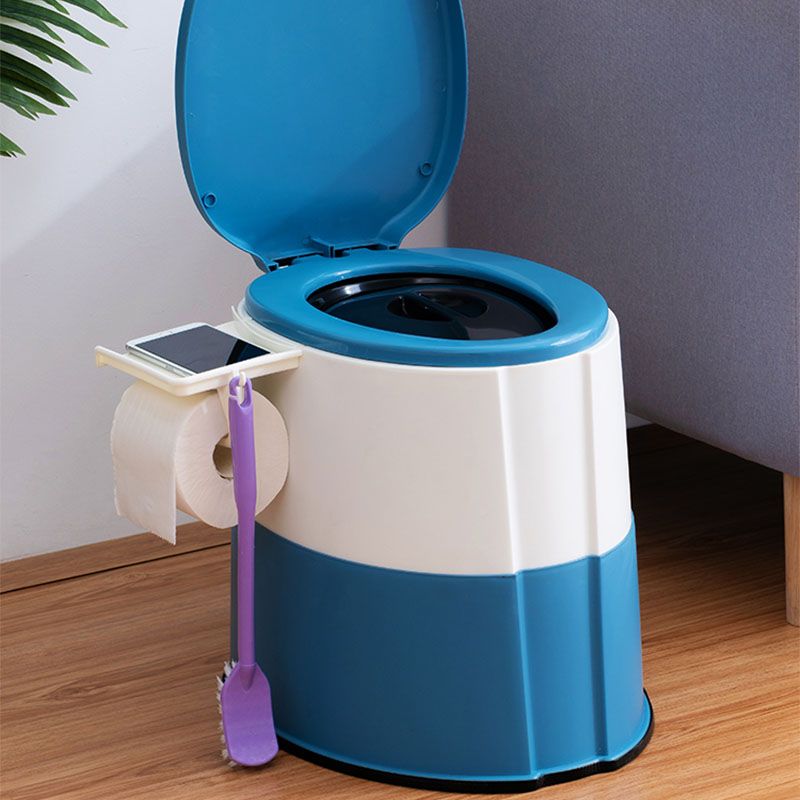 Modern Flush Toilet Plastic Round Floor Mount Toilet Bowl for Bathroom Clearhalo 'Bathroom Remodel & Bathroom Fixtures' 'Home Improvement' 'home_improvement' 'home_improvement_toilets' 'Toilets & Bidets' 'Toilets' 1200x1200_de67689d-1f54-4fee-8462-f5abbd31c095